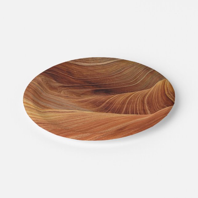 Sand Dunes  Paper Plate (Angled)