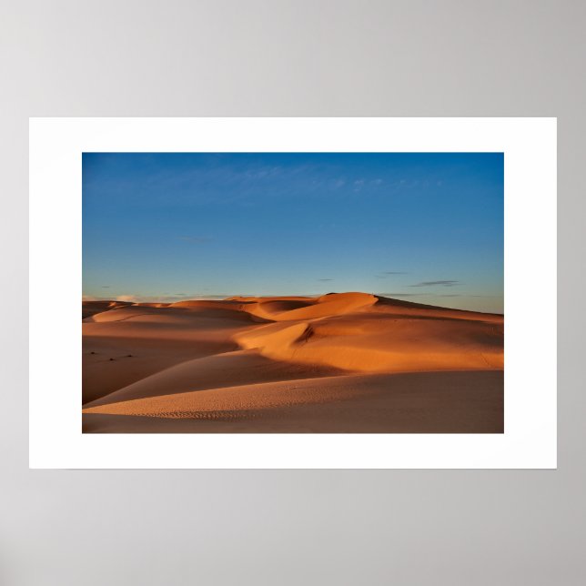 sand dunes photo poster (Front)