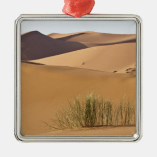 Sand dunes, Sahara desert, Morocco Metal Tree Decoration