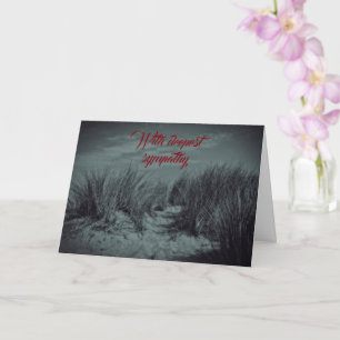 Sand dunes   -  With deepest sympathy Card