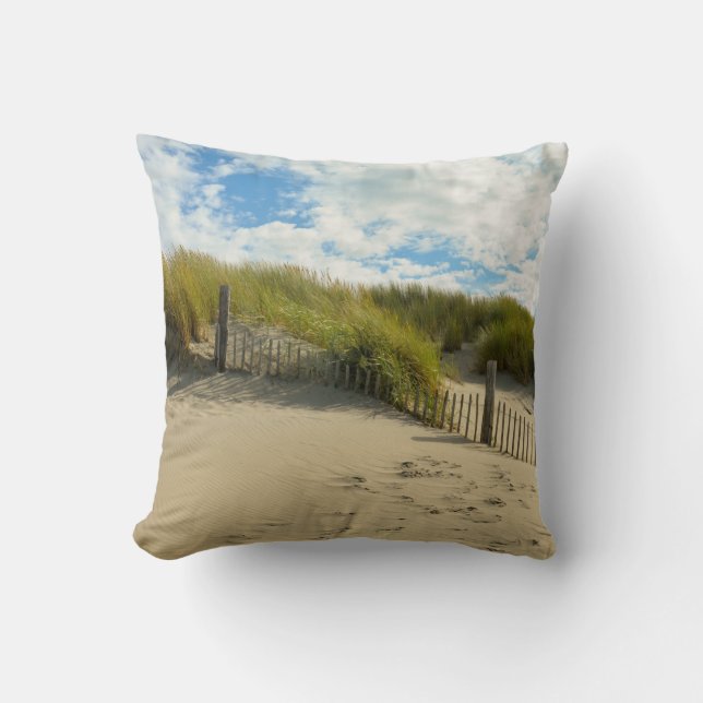 Sand dunes with wooden fence cushion (Front)