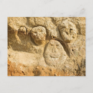 Sand Faces Postcard