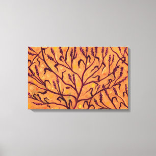 Sand Flower Water Pepper Wildflowers Floral Art Canvas Print