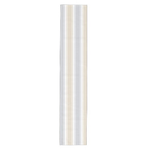 Sand & Grey Double Striped Medium Table Runner