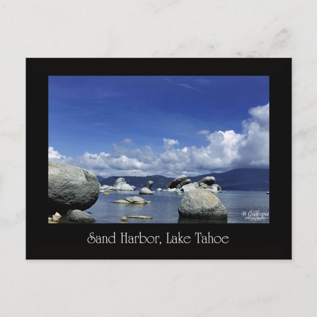 Sand Harbour, Lake Tahoe Postcard (Front)