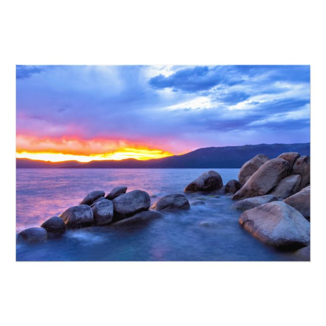 Sand Harbour Sunset Photo Print (Front)