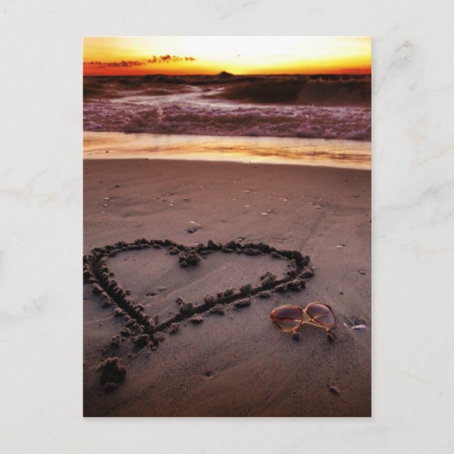 Sand Heart Postcard (Front)