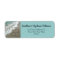 Sand Hearts Beach Return Address Label