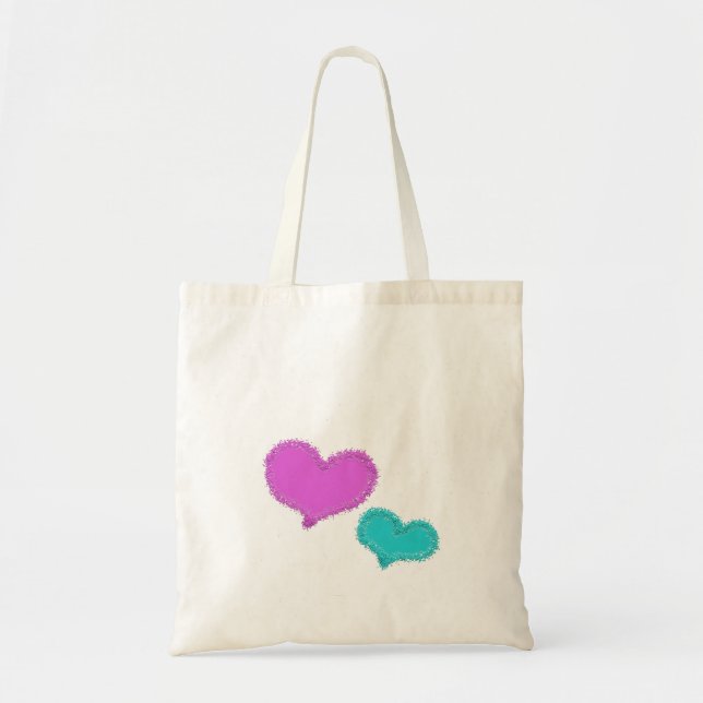 Sand Hearts tote bag (Front)