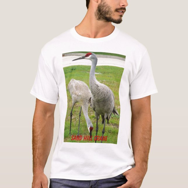 Sand Hill Crane T-Shirt (Front)