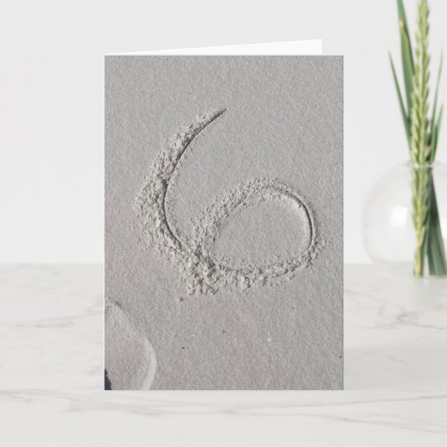 Sand Holiday Card (Front)