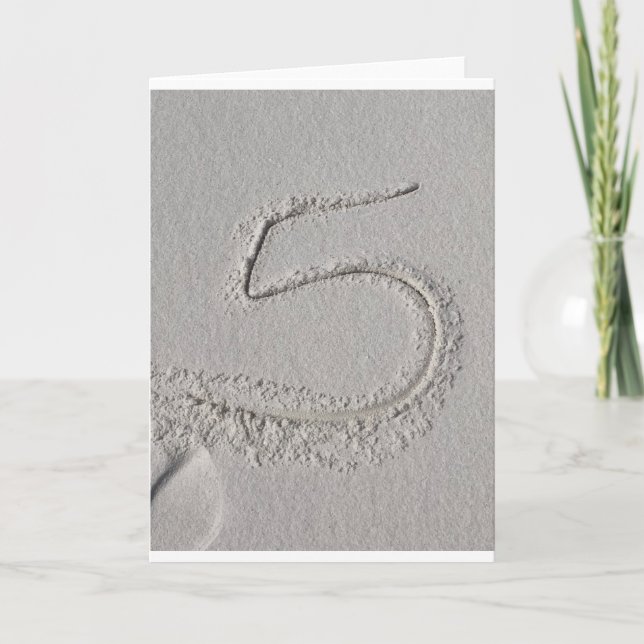 Sand Holiday Card (Front)