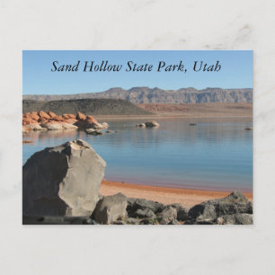 Sand Hollow State Park, Utah Postcard