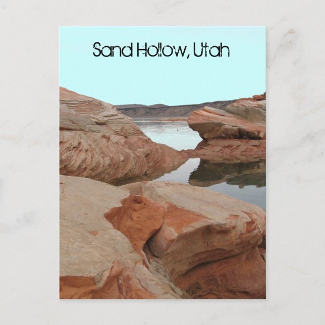 Sand Hollow, Utah Postcard (Front)