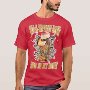 Sand In My Boots Country Music Lovers Texas Cowboy T-Shirt