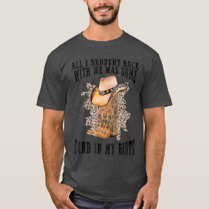 Sand In My Boots Country Music Lovers vintage T-Shirt