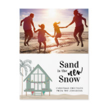 Sand is the New Snow Photo Christmas