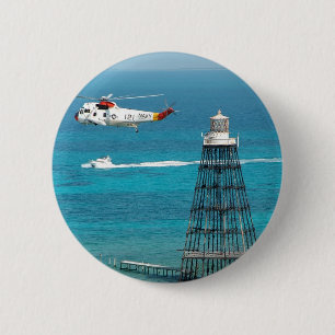 Sand Key Lighthouse 6 Cm Round Badge