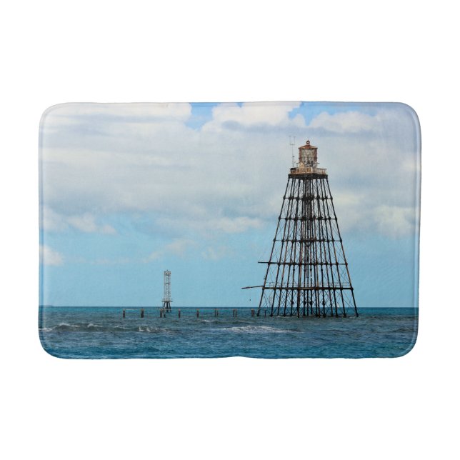 Sand Key Lighthouse, Florida Bath Mat (Front)