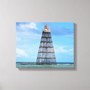 Sand Key Lighthouse, Florida Wrapped Canvas Print