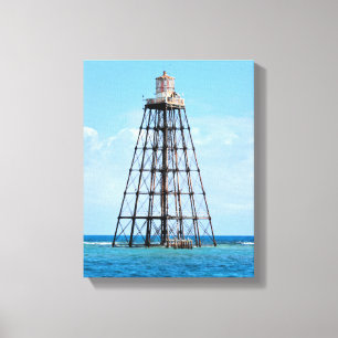 Sand Key Lighthouse, Florida Wrapped Canvas Print