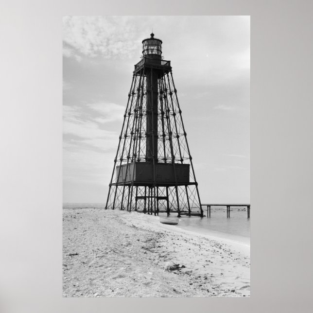 Sand Key Lighthouse Poster (Front)