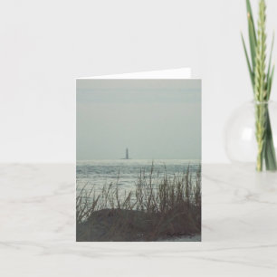 Sand Lighthouse Gulf Coast greeting card