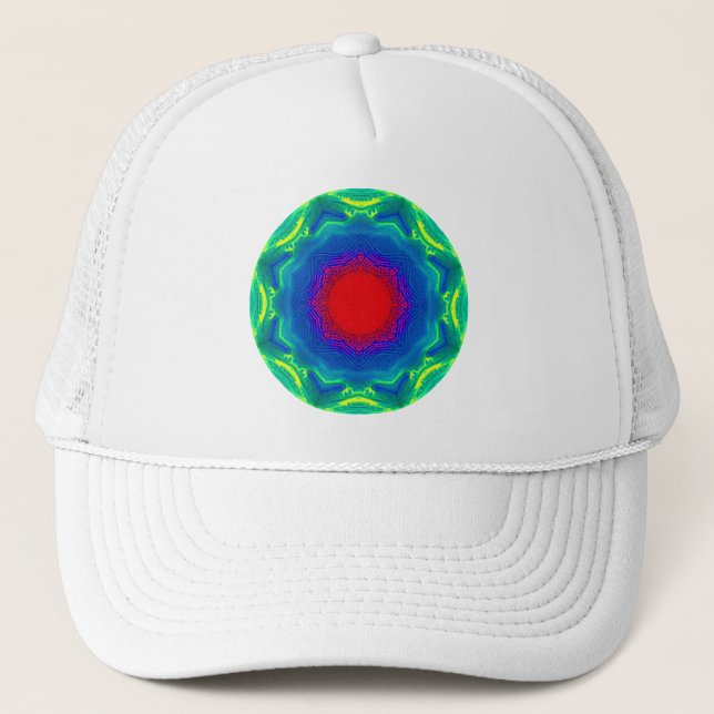 Sand Mandala Trucker Hat (Front)