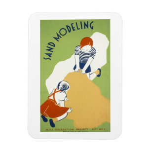 Sand Modelling Magnet