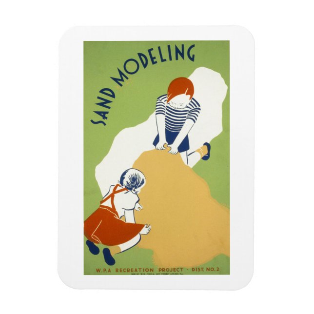 Sand Modelling Magnet (Vertical)