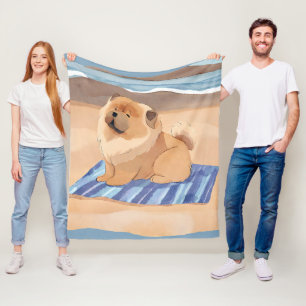 SAND N' SEA Chow Chow dog beach blanket