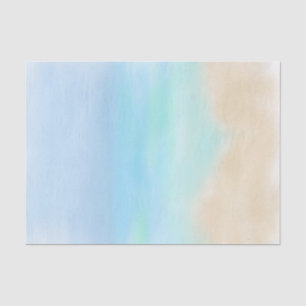 Sand, Ocean and Sky Beach Tissue Paper