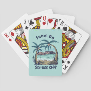 Sand-On, Stress-Off  Playing Cards