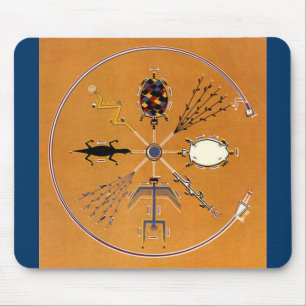 Sand Painting Native American Tribal Mouse Mat