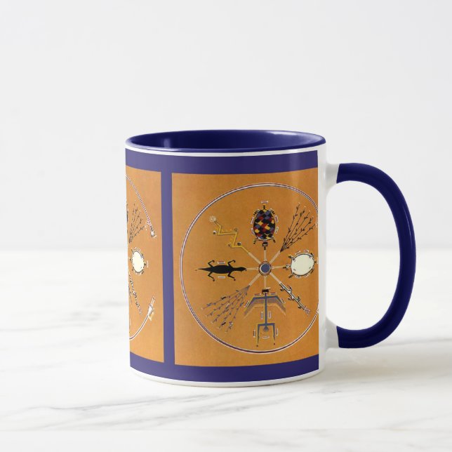 Sand Painting Native American Tribal Mug (Right)