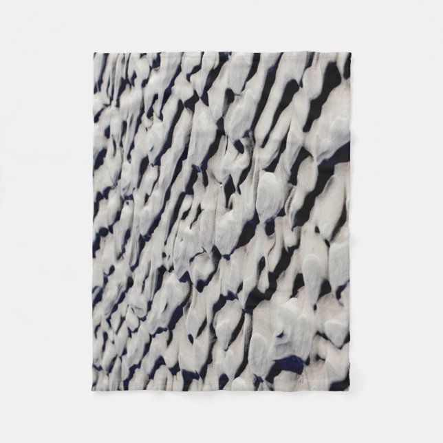 Sand pattern fleece blanket (Front)