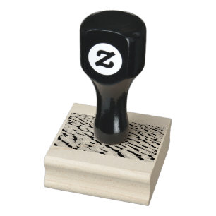 Sand pattern rubber stamp