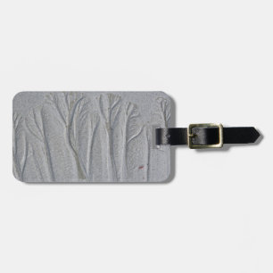 Sand Patterns Like Trees Luggage Tag