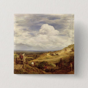 Sand Pits, Hampstead Heath, 1849 15 Cm Square Badge