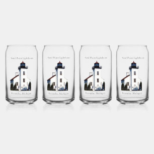 Sand Point Lighthouse can glass