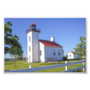 Sand Point Lighthouse, Escanaba, Michigan Photo Print