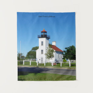 Sand Point Lighthouse tapestry