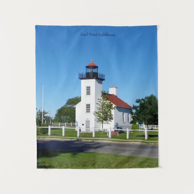 Sand Point Lighthouse tapestry (Front)
