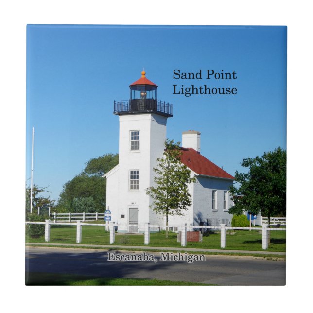 Sand Point Lighthouse tile (Front)
