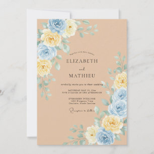 Sand Refined Bohemian Wedding Invitation
