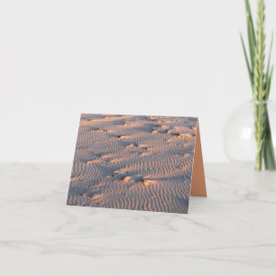 sand ripples holiday card