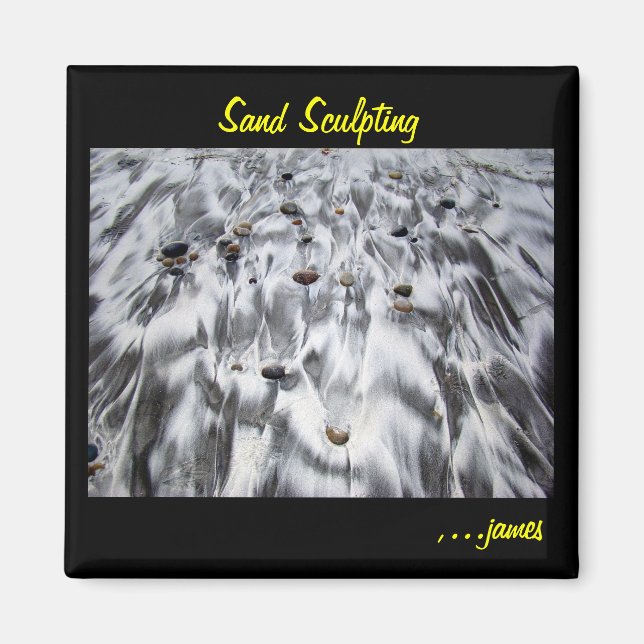 Sand Sculpting Magnet (Front)