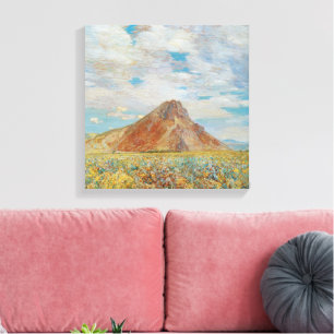 Sand Springs Butte by Childe Hassam, Vintage Art Canvas Print