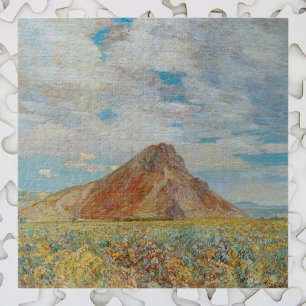 Sand Springs Butte by Childe Hassam, Vintage Art Jigsaw Puzzle