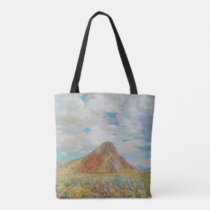 Sand Springs Butte by Childe Hassam, Vintage Art Tote Bag